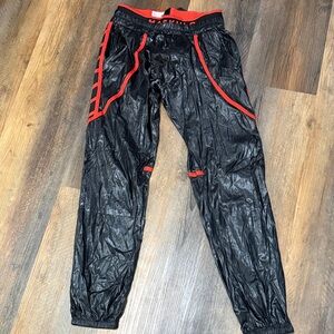Maskulo Black and Red Men's Joggers